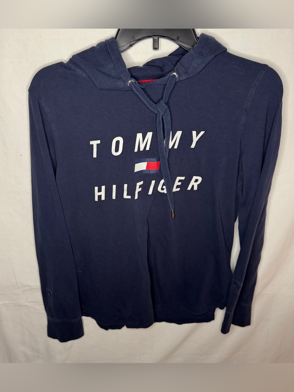 Tommy Hilfiger Sport Women’s Navy Logo Hoodie long sleeve shirt